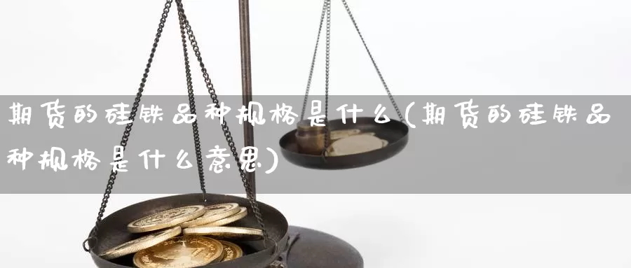 期货的硅铁品种规格是什么(期货的硅铁品种规格是什么意思)_https://www.chuangyunda.com_期货分类_第1张